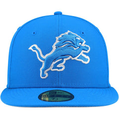 Detroit Lions New Era Team Basic 59FIFTY Fitted Hat - Blue - NFL