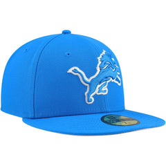 Detroit Lions New Era Team Basic 59FIFTY Fitted Hat - Blue - NFL