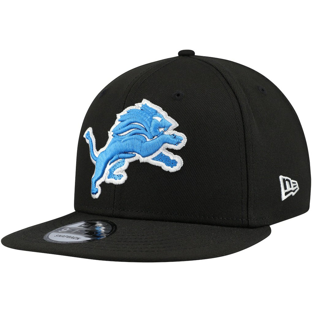 Detroit Lions New Era Basic 9FIFTY Snapback Hat - Black - NFL