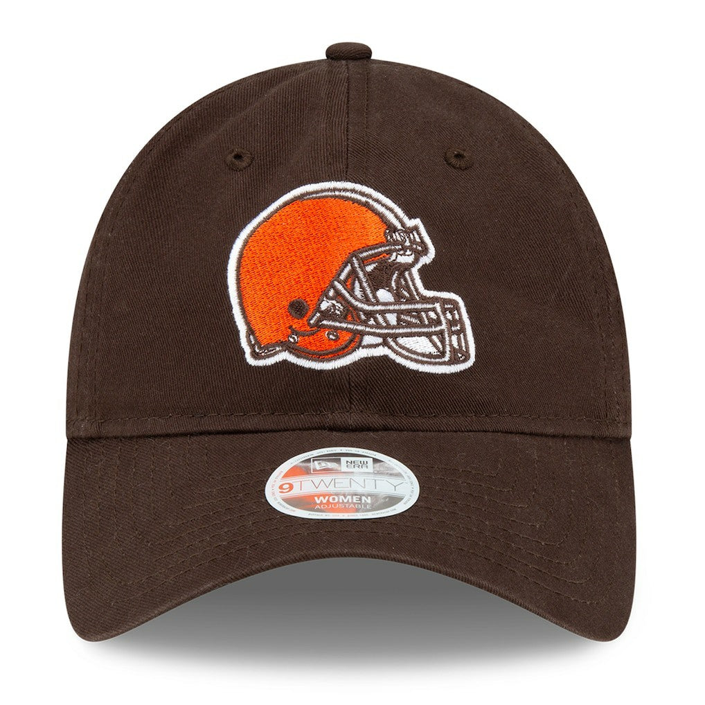 Cleveland Browns New Era Women's Core Classic 9TWENTY Adjustable Hat - Brown - NFL