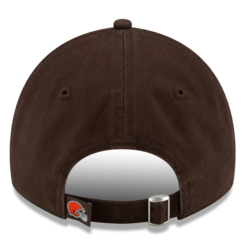 Cleveland Browns New Era Core Classic Primary 9TWENTY Adjustable Hat - Brown - NFL