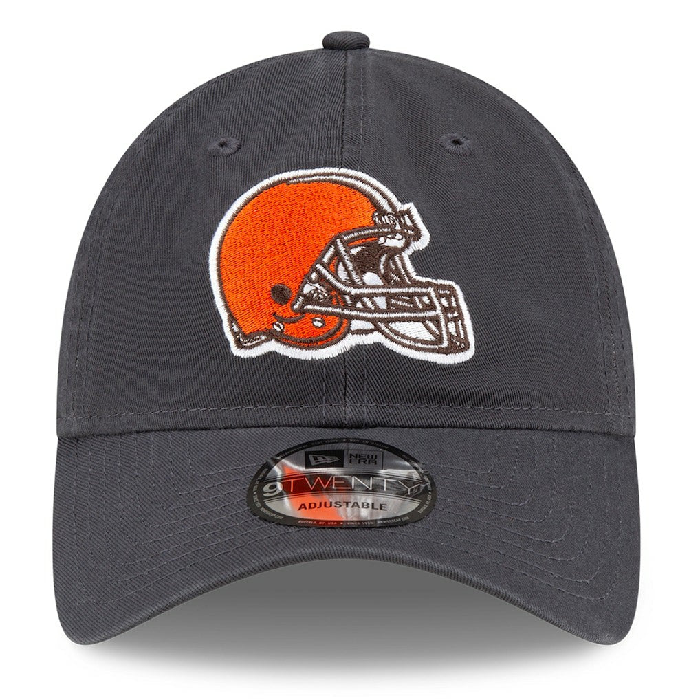 Cleveland Browns New Era Core Classic Graph 9TWENTY Adjustable Hat - Graphite - NFL