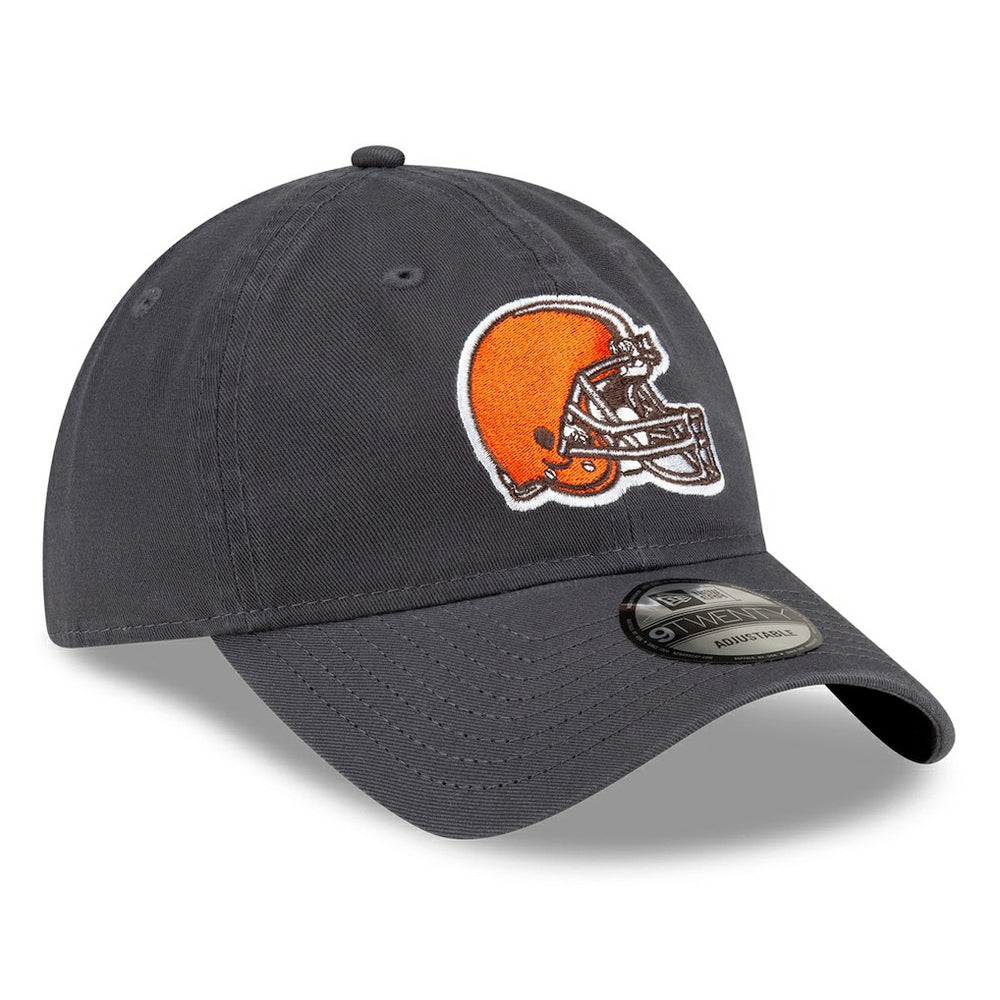 Cleveland Browns New Era Core Classic Graph 9TWENTY Adjustable Hat - Graphite - NFL