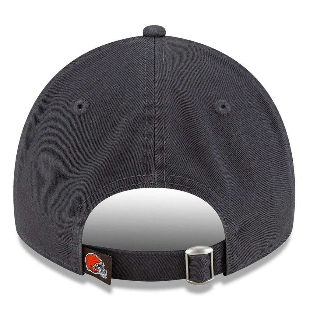 Cleveland Browns New Era Core Classic Graph 9TWENTY Adjustable Hat - Graphite - NFL