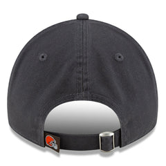 Cleveland Browns New Era Core Classic Graph 9TWENTY Adjustable Hat - Graphite - NFL
