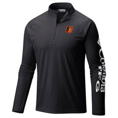 Baltimore Orioles Columbia Terminal Tackle Omni-Shade Raglan Quarter-Zip Pullover Top Outlet