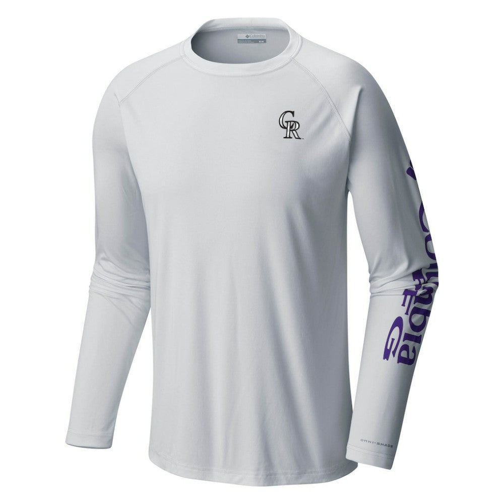 Colorado Rockies Columbia Terminal Tackle Long Sleeve T-Shirt Sale