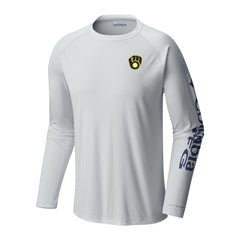 Milwaukee Brewers Columbia Terminal Tackle Long Sleeve T-Shirt Near Me