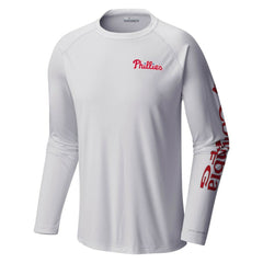 Philadelphia Phillies Columbia Terminal Tackle Long Sleeve T-Shirt Sale