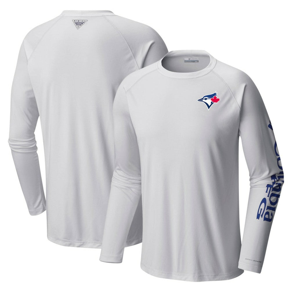 Toronto Blue Jays Columbia Terminal Tackle Long Sleeve T-Shirt Outlet
