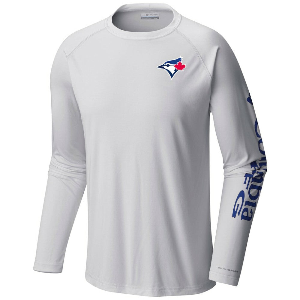 Toronto Blue Jays Columbia Terminal Tackle Long Sleeve T-Shirt Outlet