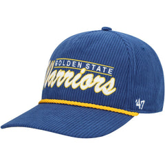 47 brand Golden State Warriors '47 Double Header Sidepatch Cord Hitch Adjustable Hat Royal