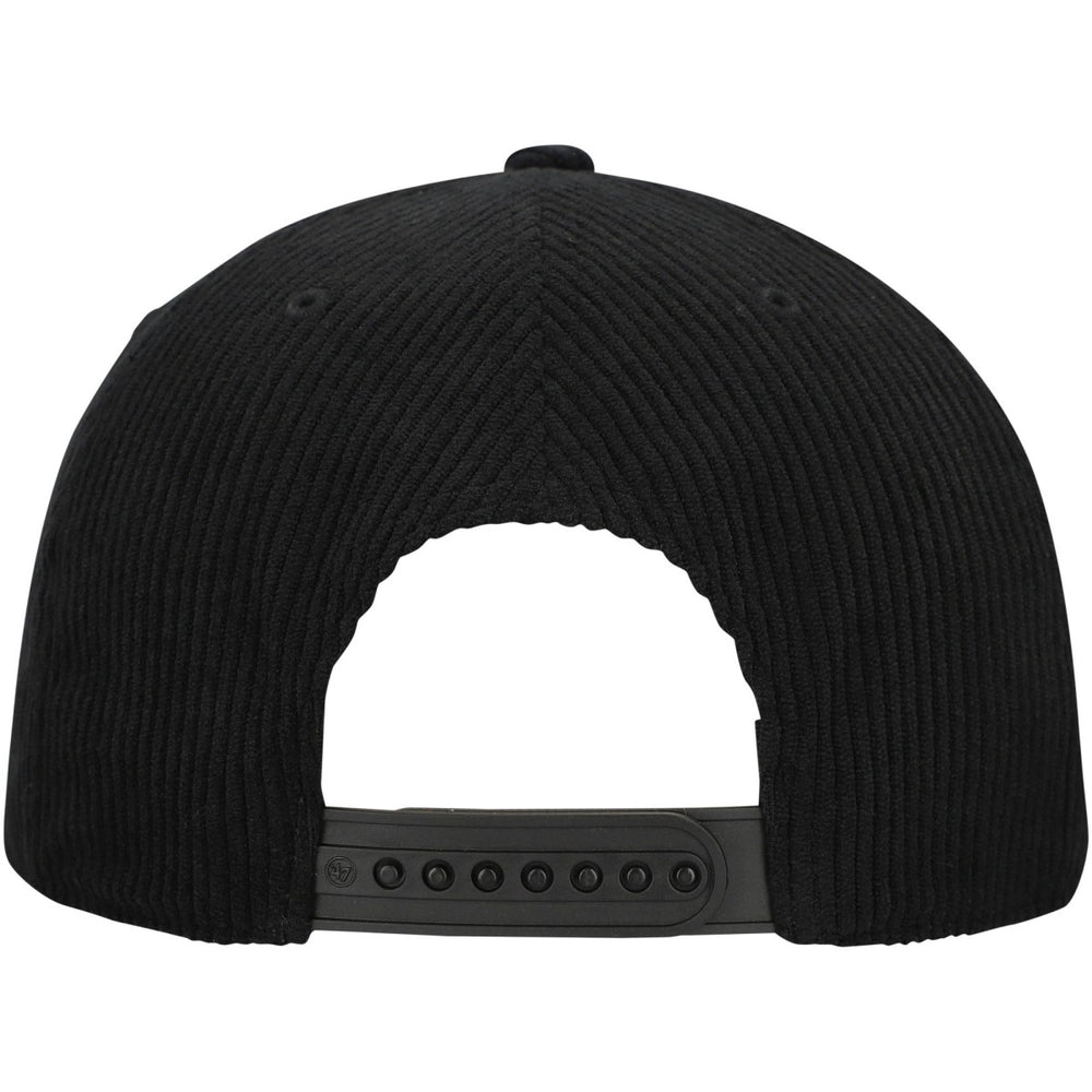47 brand Miami Heat '47 Double Header Sidepatch Cord Hitch Adjustable Hat Black