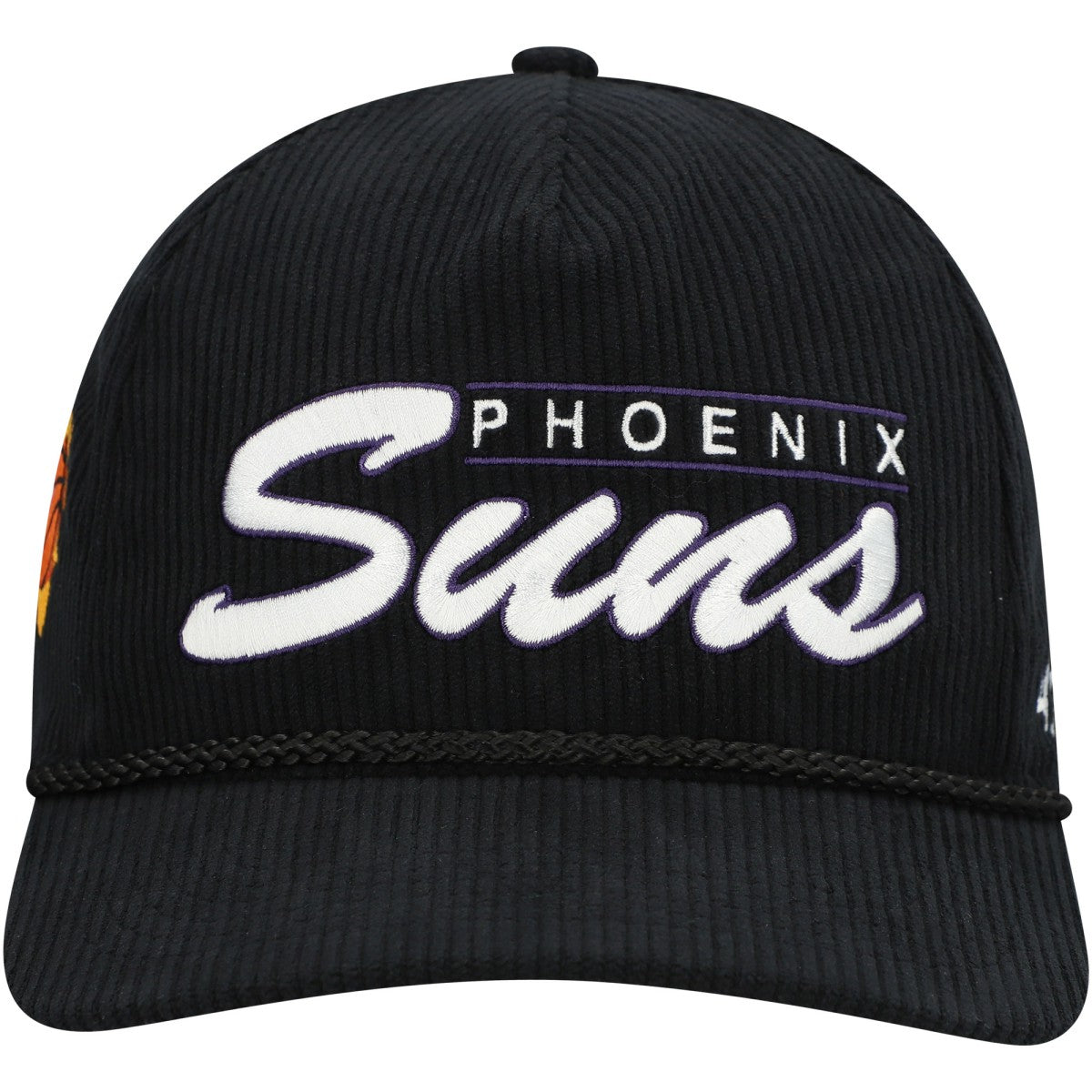 47 brand Phoenix Suns '47 Double Header Sidepatch Cord Hitch Adjustable Hat Black