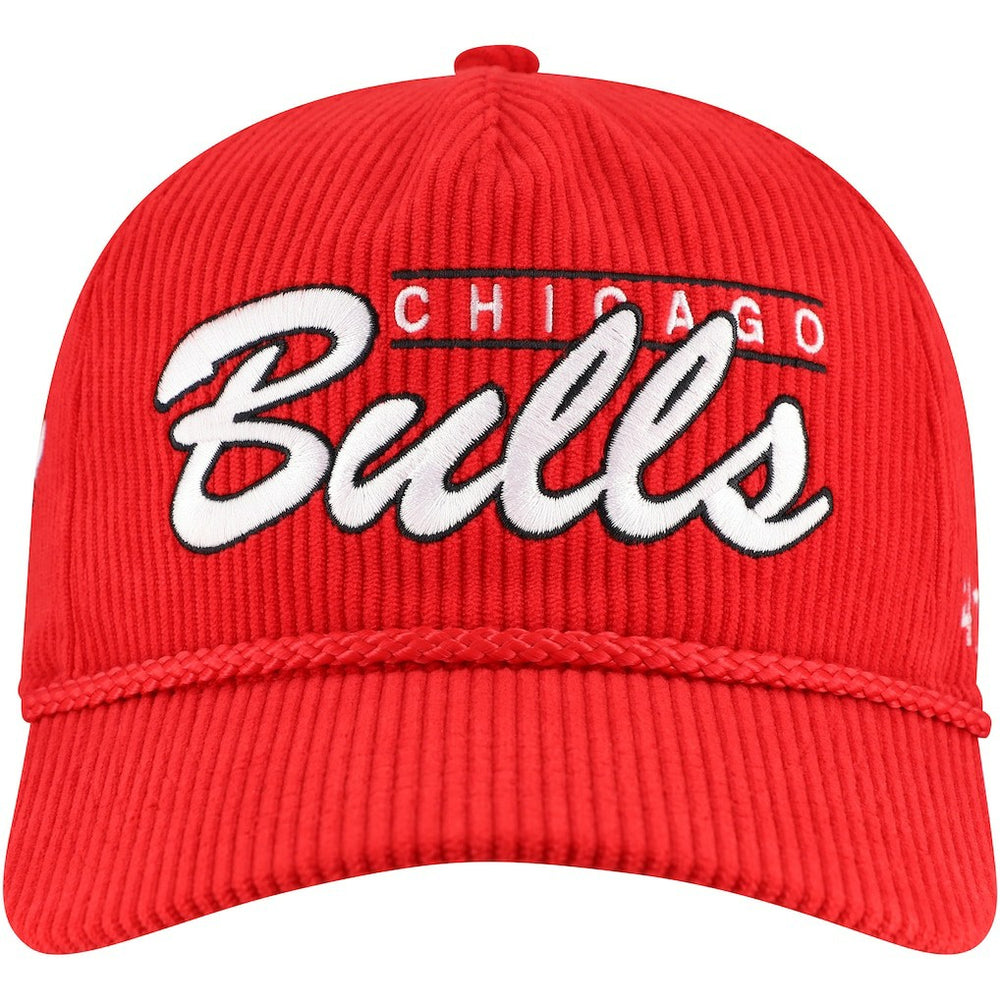 47 brand Chicago Bulls '47 Double Header Sidepatch Cord Hitch Adjustable Hat Red
