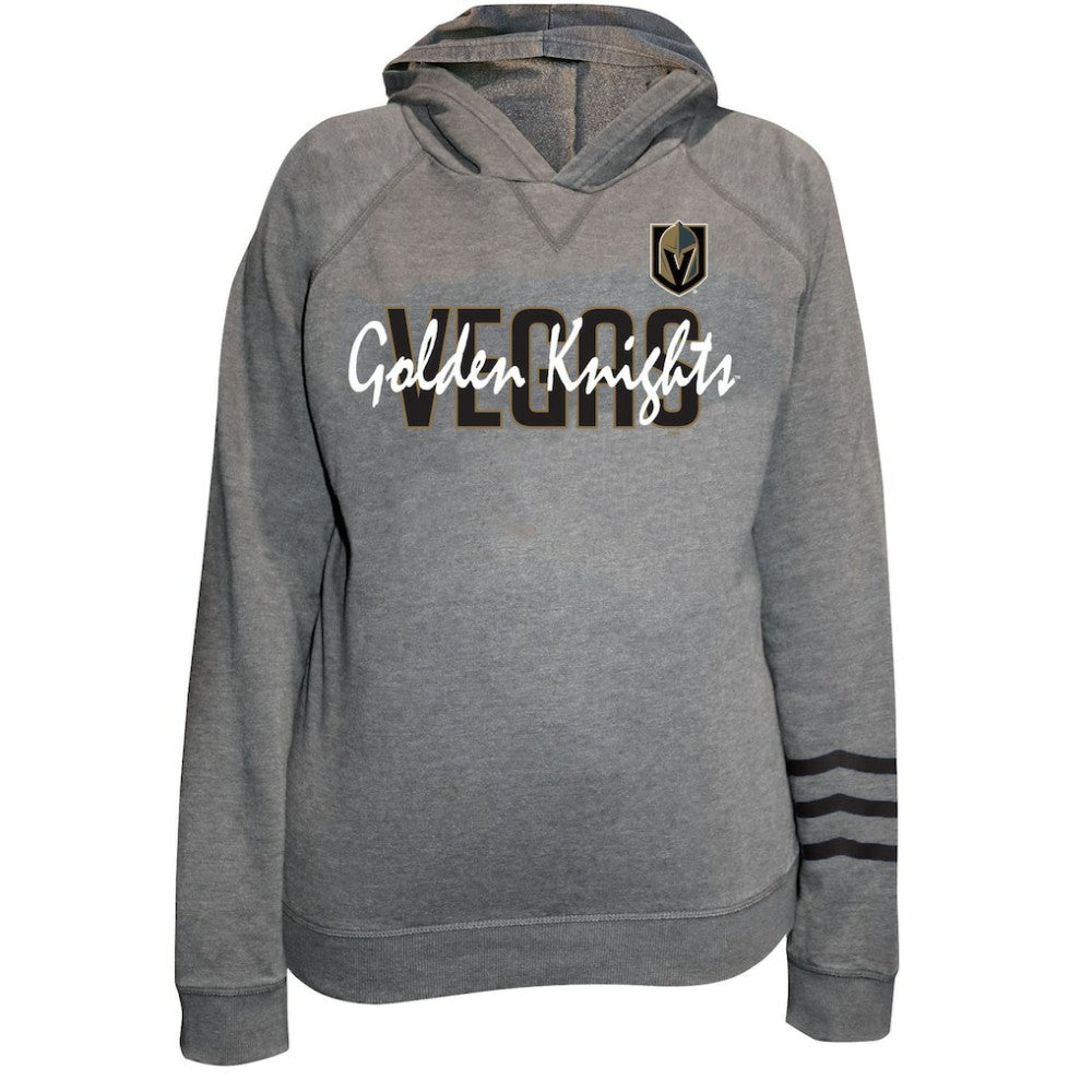 Vegas Golden Knights Fanatics Women's Plus Size Lightweight Fleece Raglan Pullover Hoodie - Heather Gray | Fanatics near me