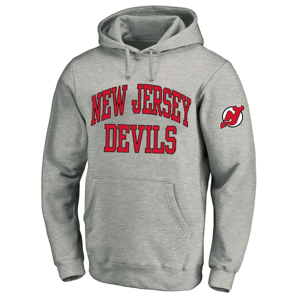 New Jersey Devils Fanatics Big & Tall Fleece Pullover Hoodie - Heather Gray | Fanatics online