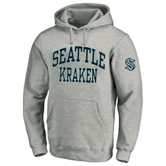 Seattle Kraken Fanatics Big & Tall Fleece Pullover Hoodie - Heather Gray | Fanatics near me
