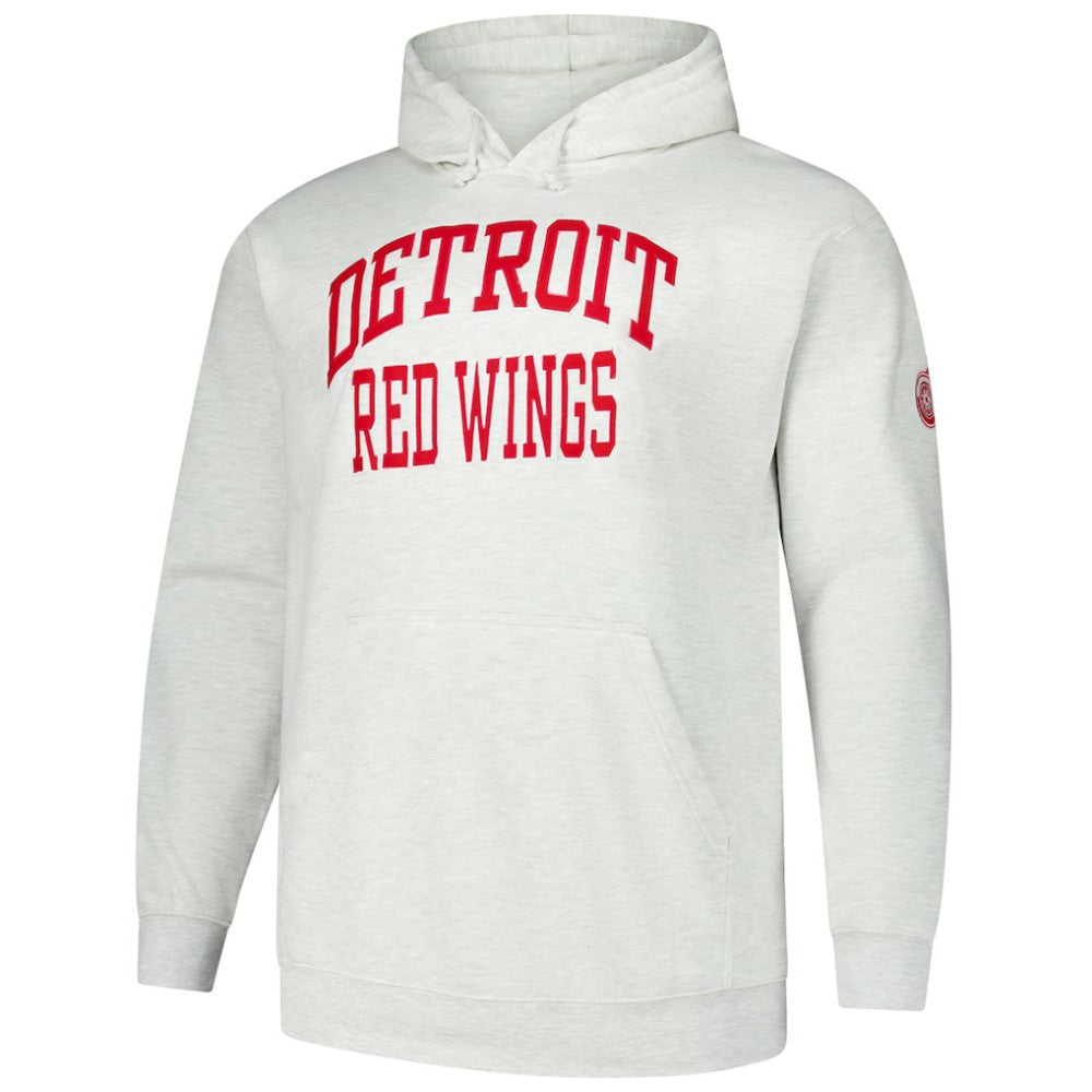 Detroit Red Wings Fanatics Big & Tall Fleece Pullover Hoodie - Heather Gray | Fanatics online