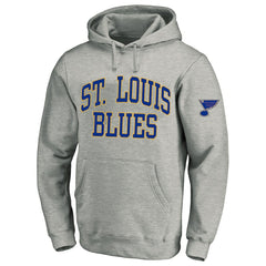 St. Louis Blues Fanatics Big & Tall Fleece Pullover Hoodie - Heather Gray | Fanatics Clearance