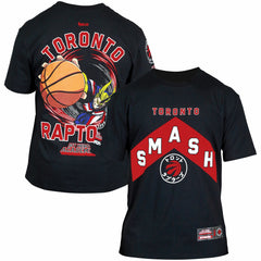 Toronto Raptors Hyperfly Unisex NBA x My Hero Academia All Might Smash T-Shirt Black