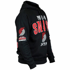 Portland Trail Blazers Hyperfly Unisex NBA x My Hero Academia All Might Smash Pullover Hoodie Black