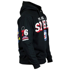 Philadelphia 76ers Hyperfly Unisex NBA x My Hero Academia All Might Smash Pullover Hoodie Black