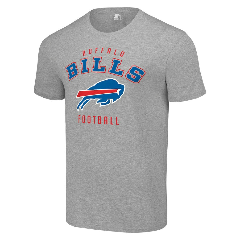 Buffalo Bills Starter Logo T-Shirt - Heather Gray - NFL