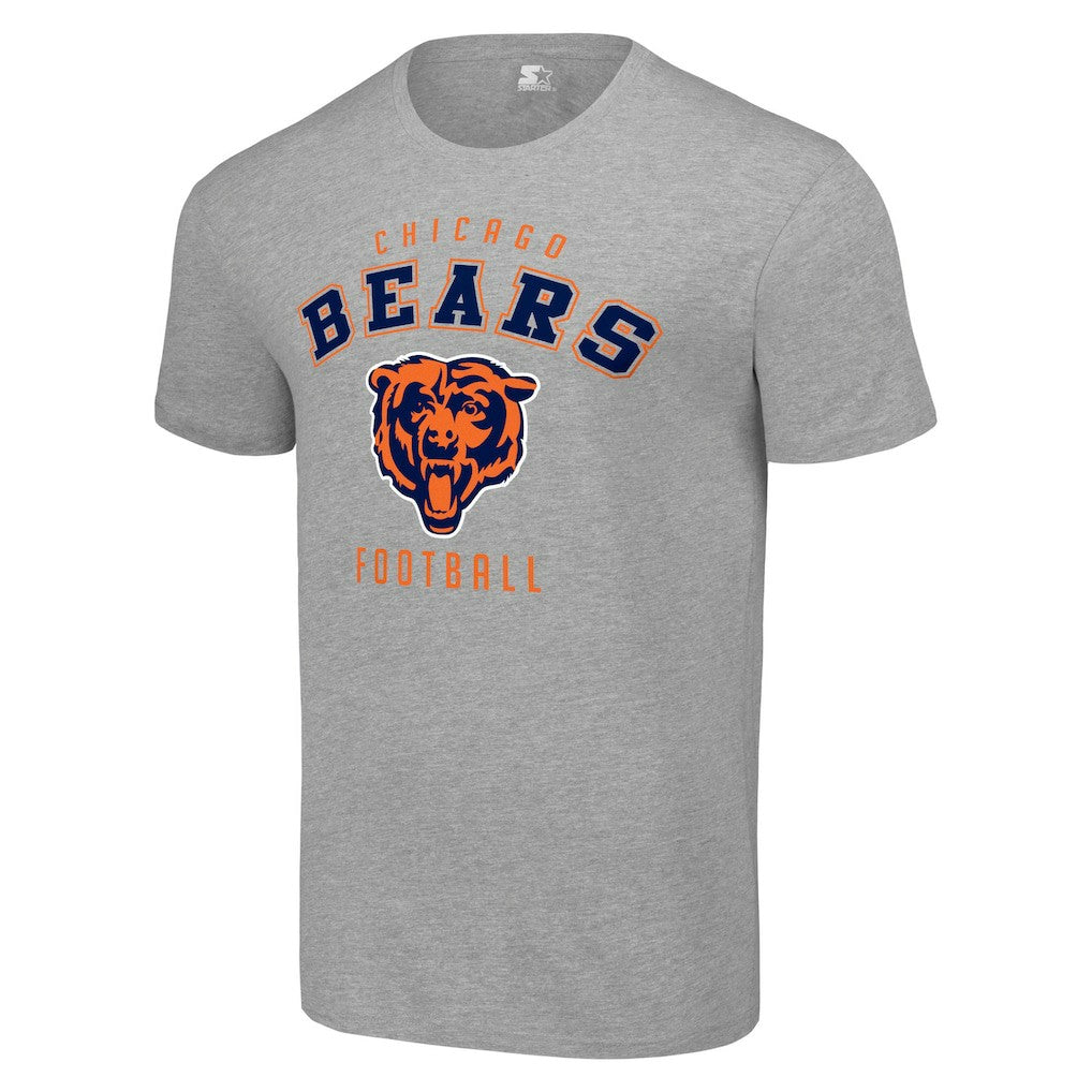 Chicago Bears Starter Logo T-Shirt - Heather Gray - NFL