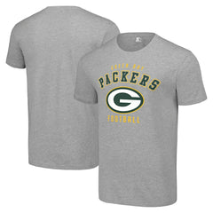 Green Bay Packers Starter Logo T-Shirt - Heather Gray - NFL
