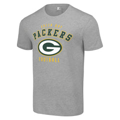 Green Bay Packers Starter Logo T-Shirt - Heather Gray - NFL