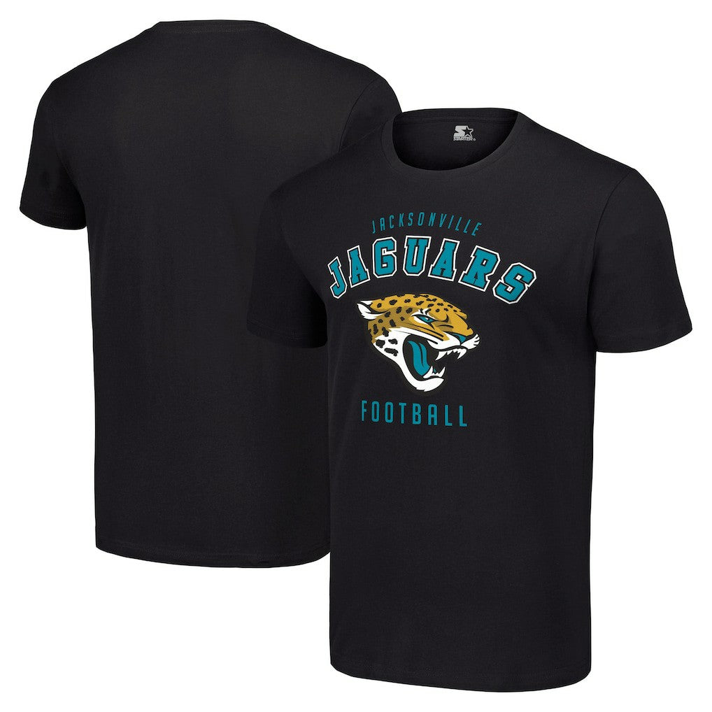 Jacksonville Jaguars Starter Logo T-Shirt - Black - NFL