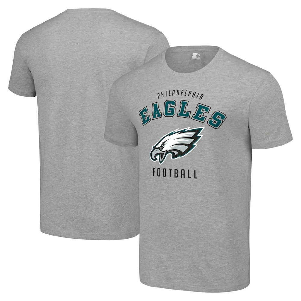 Philadelphia Eagles Starter Logo T-Shirt - Heather Gray - NFL