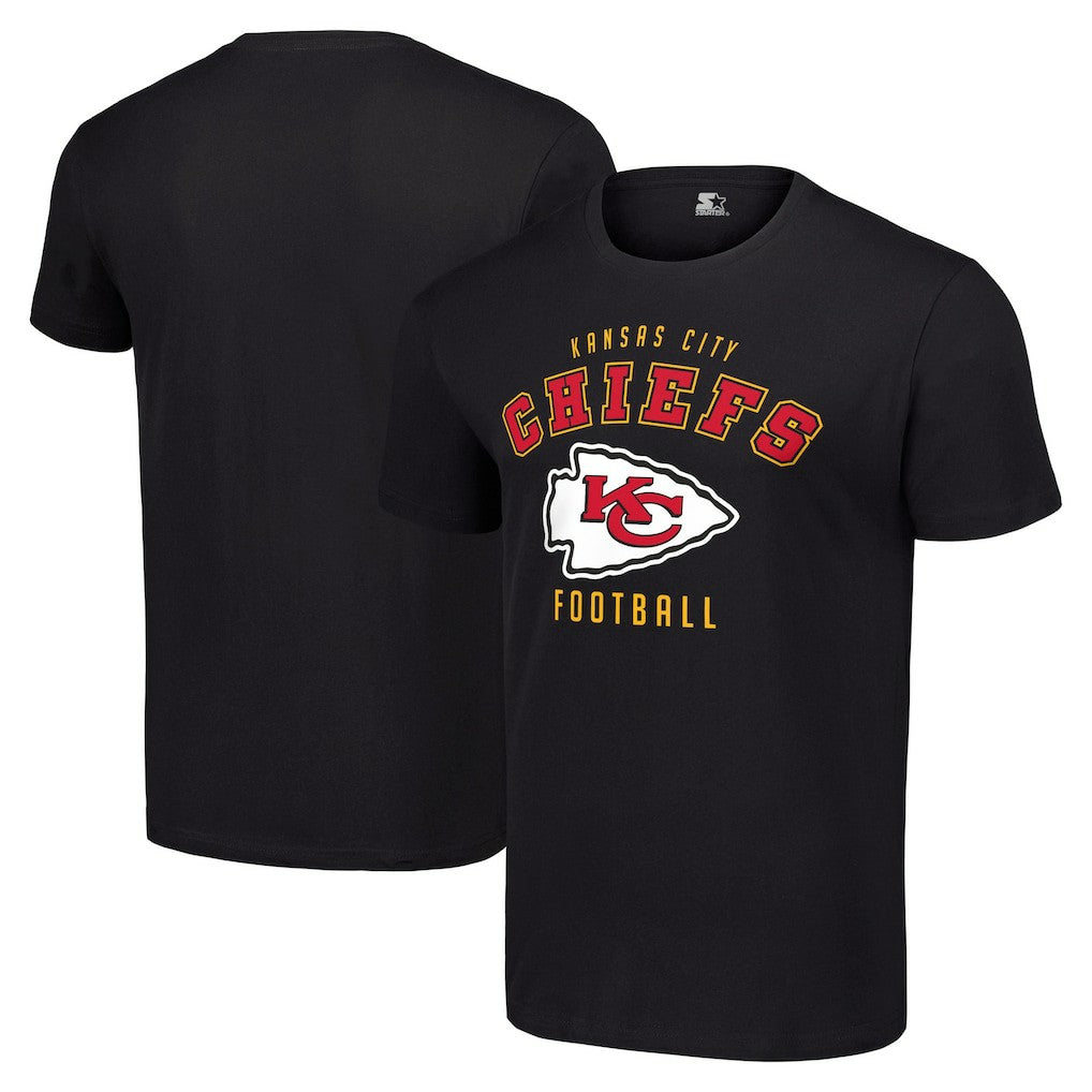 Kansas City Chiefs Starter Logo T-Shirt - Black - NFL