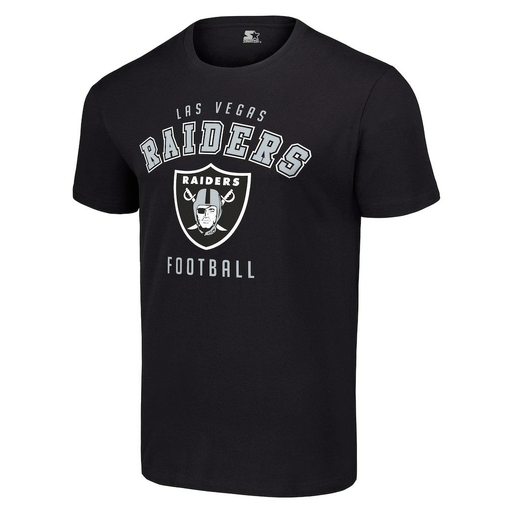 Las Vegas Raiders Starter Logo T-Shirt - Black - NFL