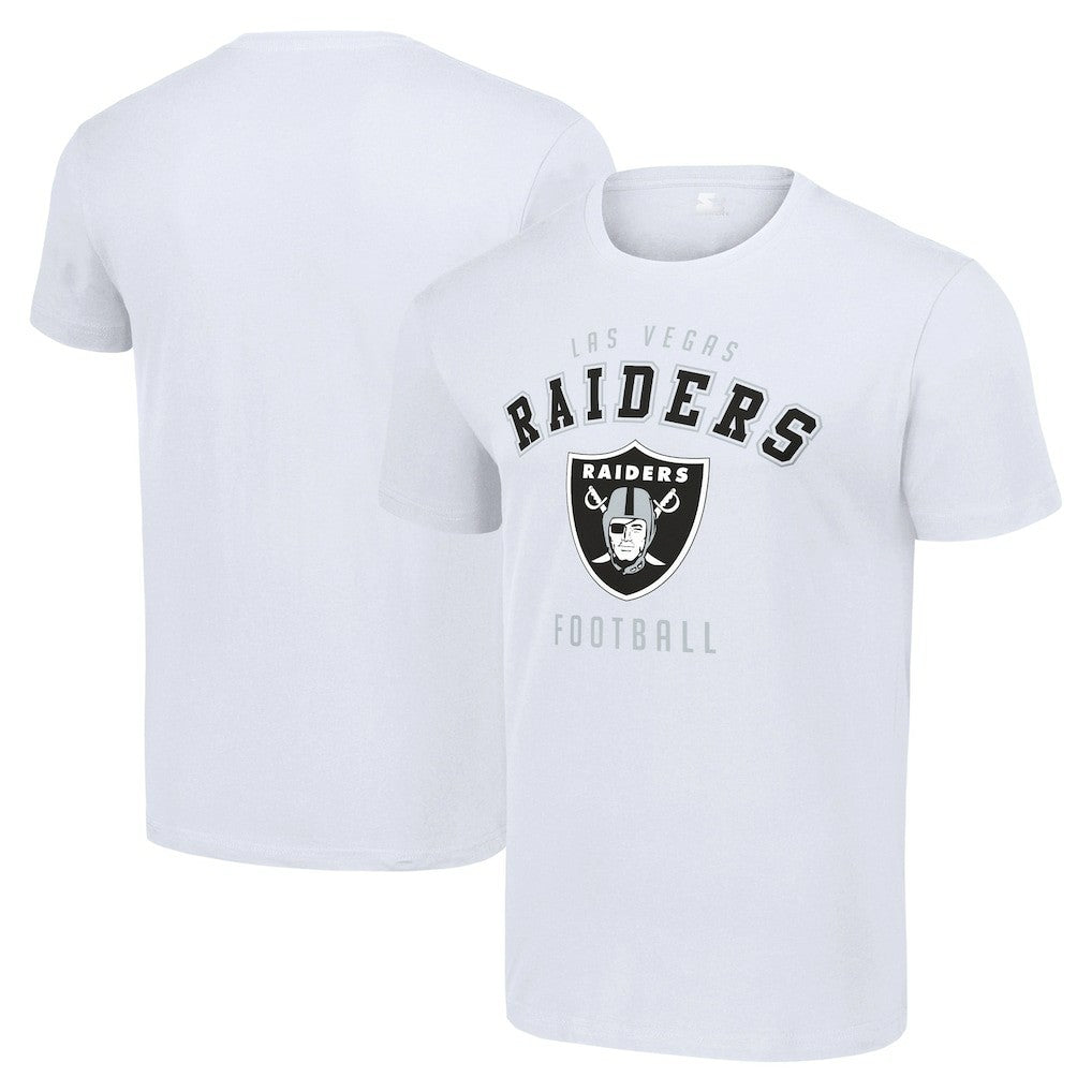 Las Vegas Raiders Starter Logo T-Shirt - White - NFL