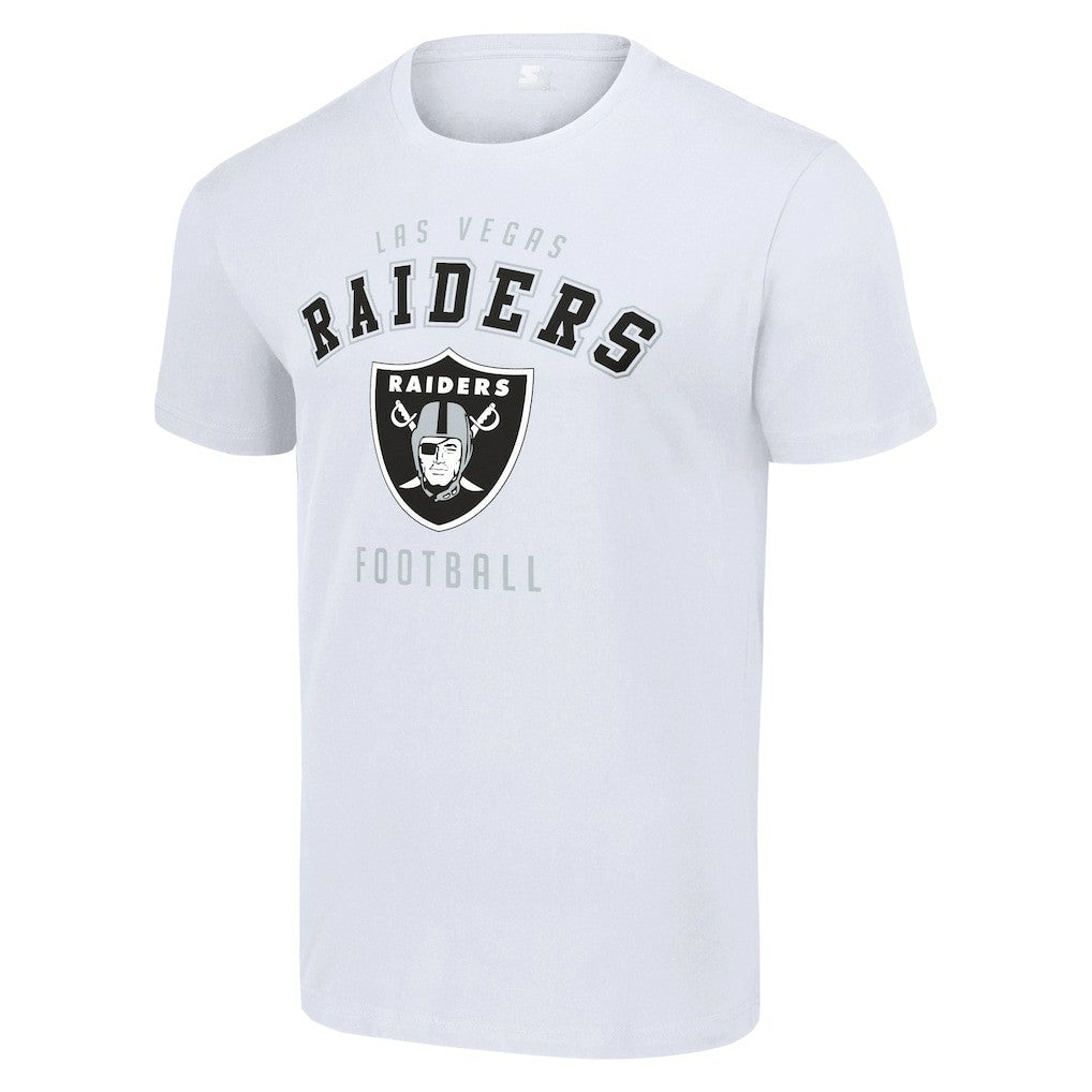 Las Vegas Raiders Starter Logo T-Shirt - White - NFL