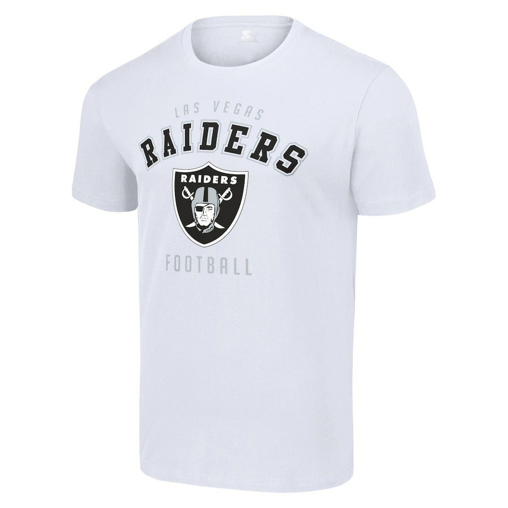 Las Vegas Raiders Starter Logo T-Shirt - White - NFL