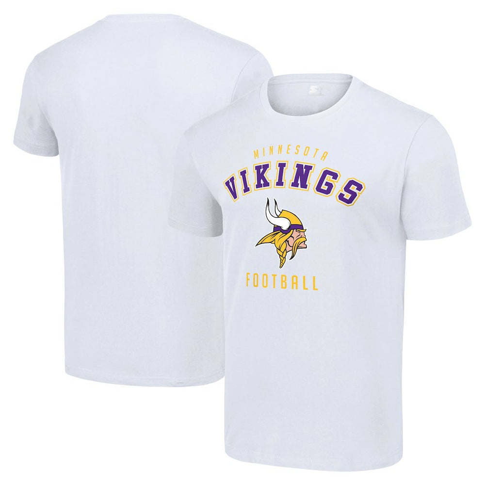 Minnesota Vikings Starter Logo T-Shirt - White - NFL