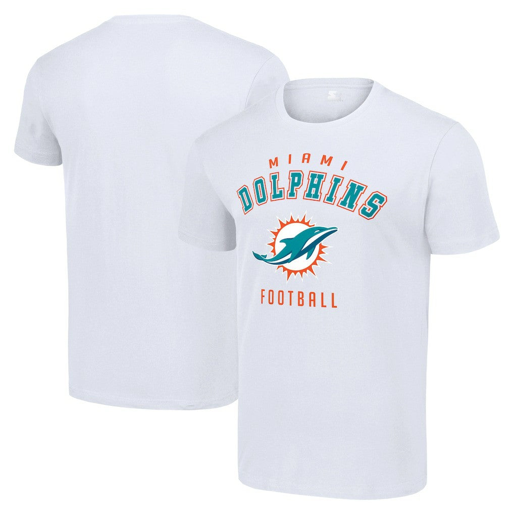 Miami Dolphins Starter Logo T-Shirt - White - NFL