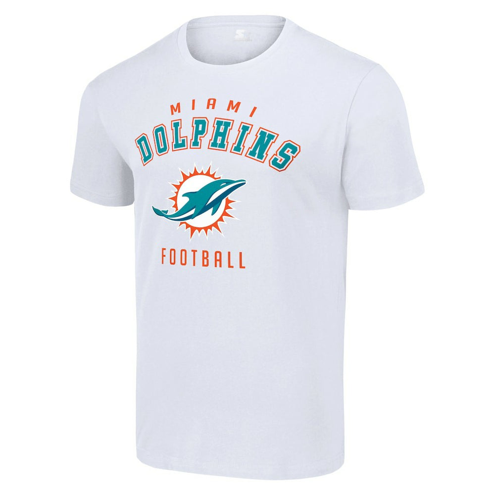 Miami Dolphins Starter Logo T-Shirt - White - NFL