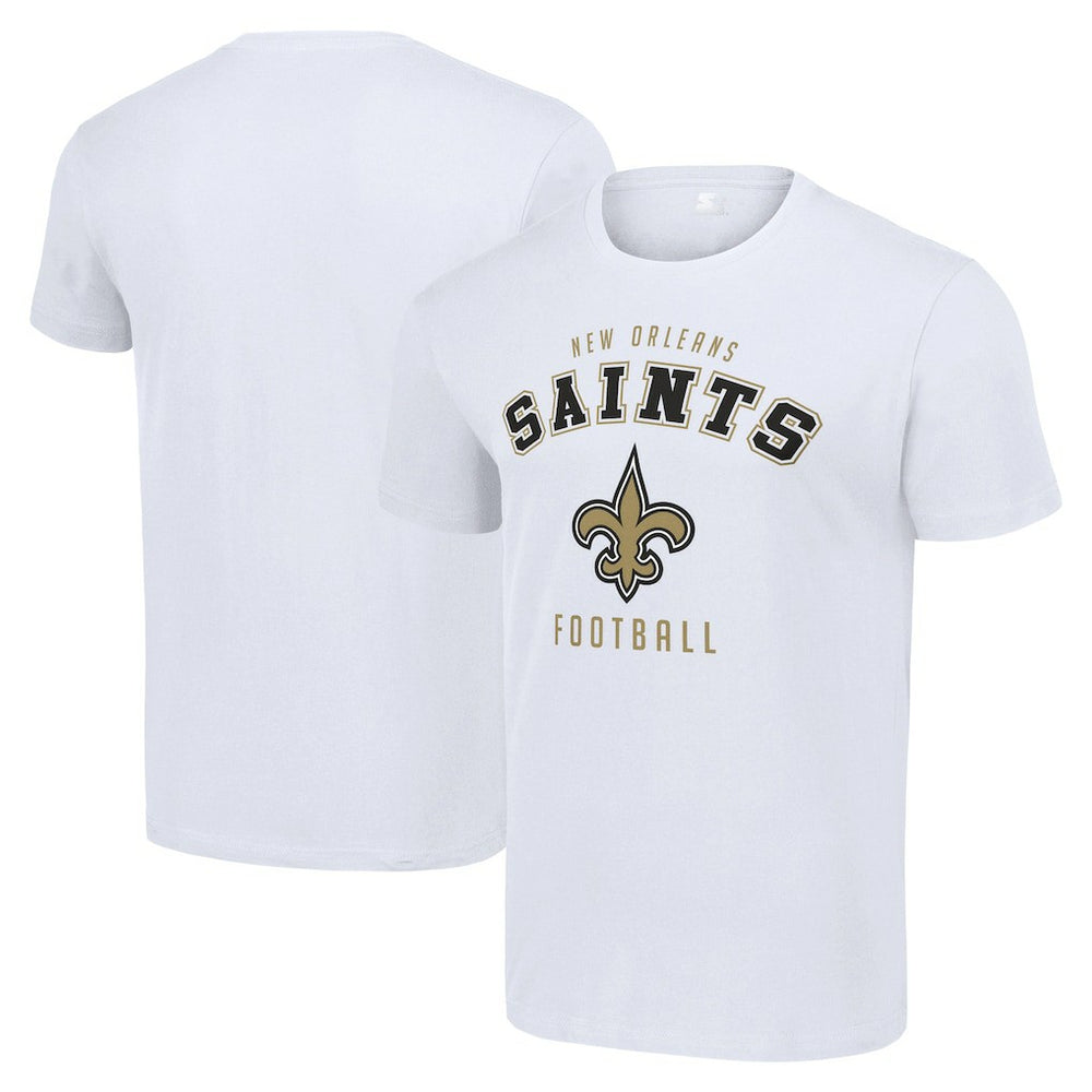 New Orleans Saints Starter Logo T-Shirt - White - NFL