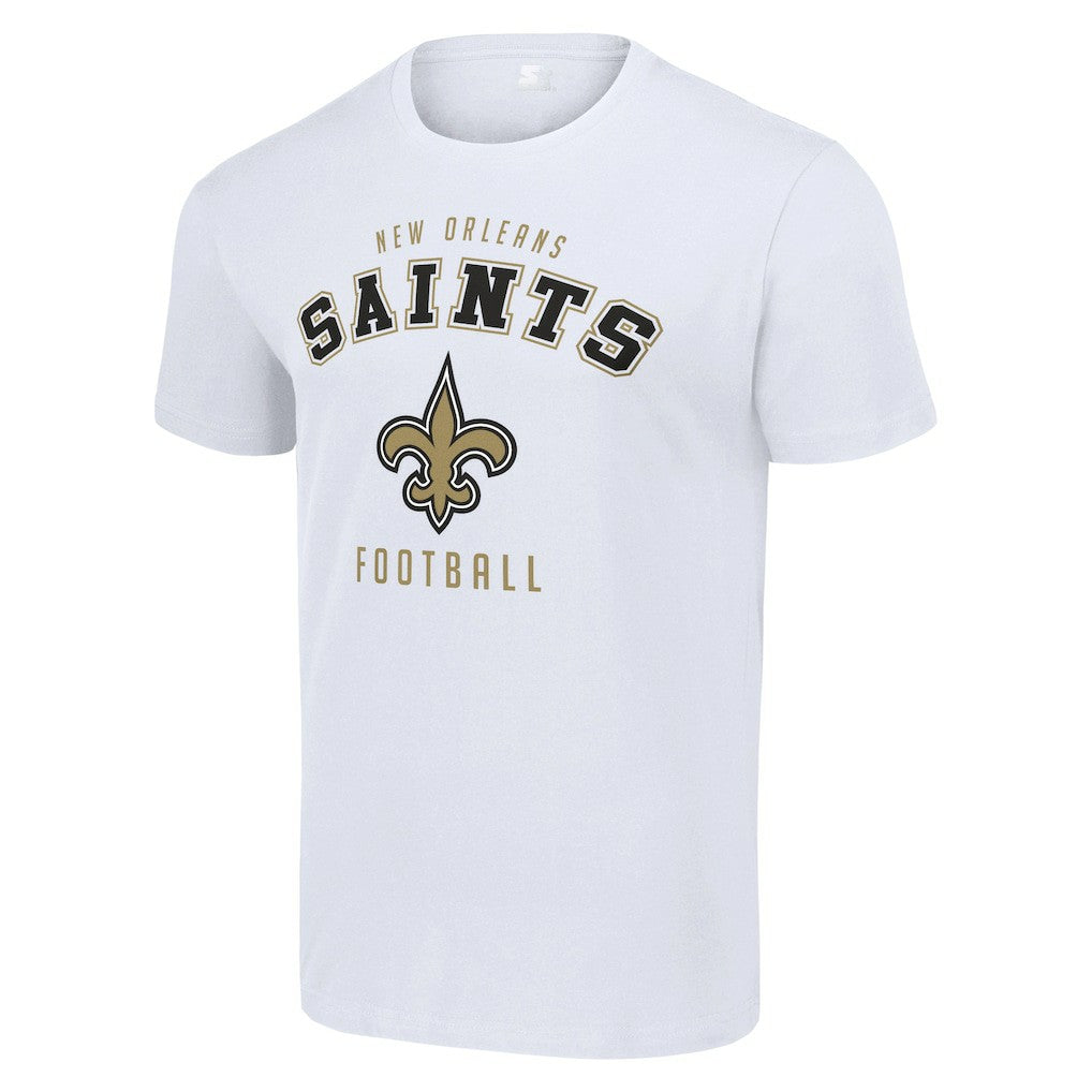 New Orleans Saints Starter Logo T-Shirt - White - NFL