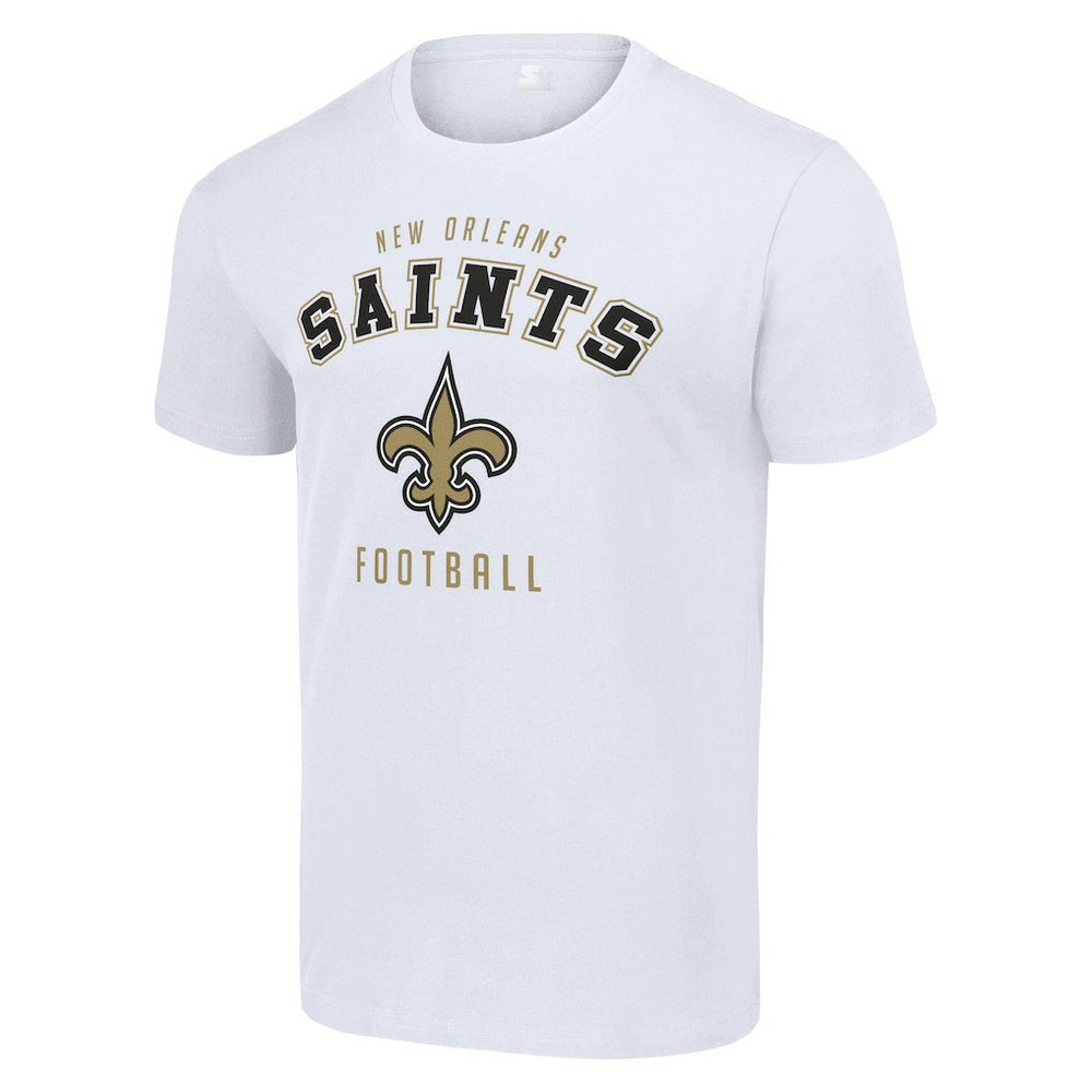 New Orleans Saints Starter Logo T-Shirt - White - NFL