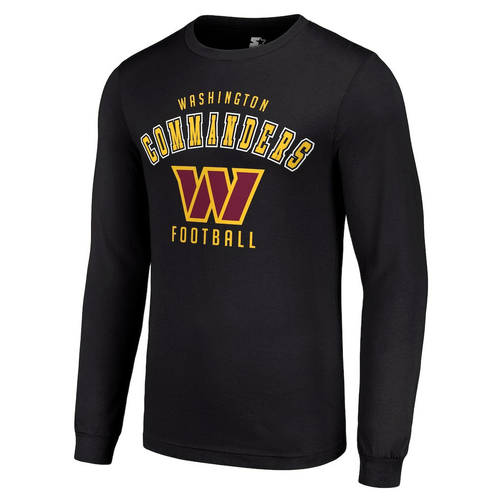 Washington Commanders Starter Long Sleeve T-Shirt - Black - NFL