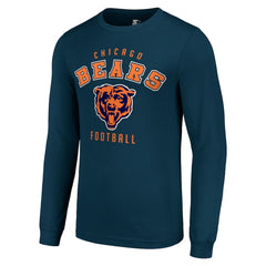 Chicago Bears Starter Long Sleeve T-Shirt - Navy - NFL