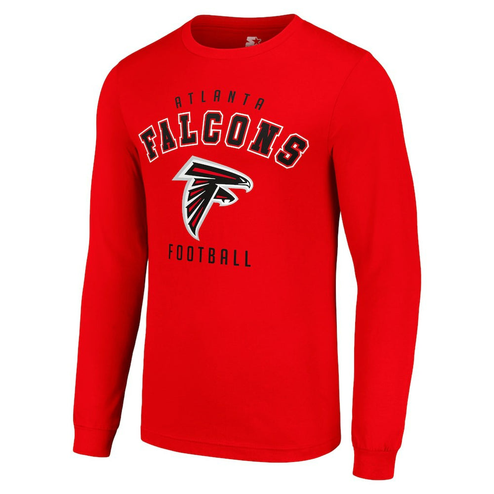 Atlanta Falcons Starter Long Sleeve T-Shirt - Red - NFL