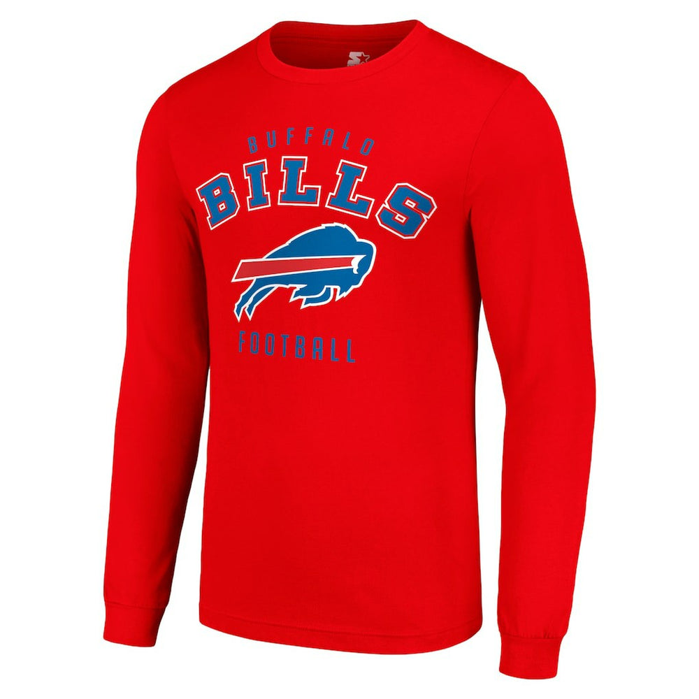 Buffalo Bills Starter Long Sleeve T-Shirt - Red - NFL