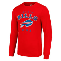 Buffalo Bills Starter Long Sleeve T-Shirt - Red - NFL