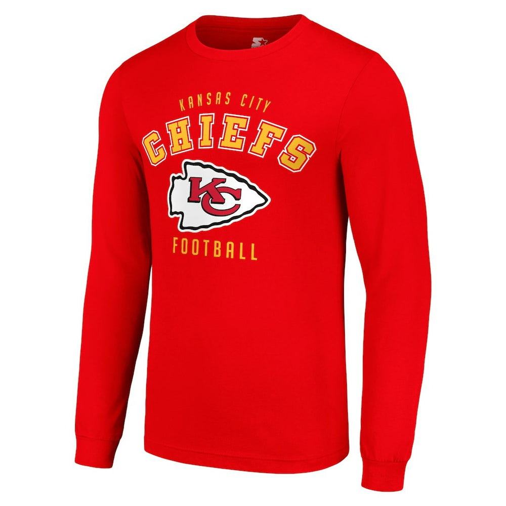 Kansas City Chiefs Starter Long Sleeve T-Shirt - Red - NFL